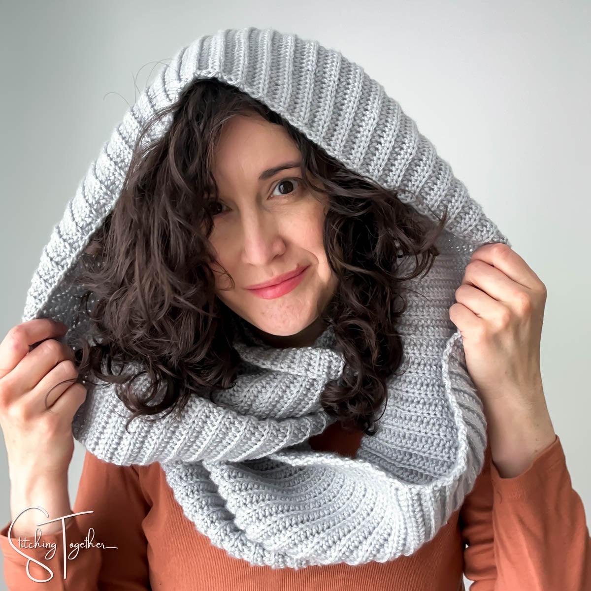 Ribbed Infinity Scarf Crochet Pattern – Stitching Together
