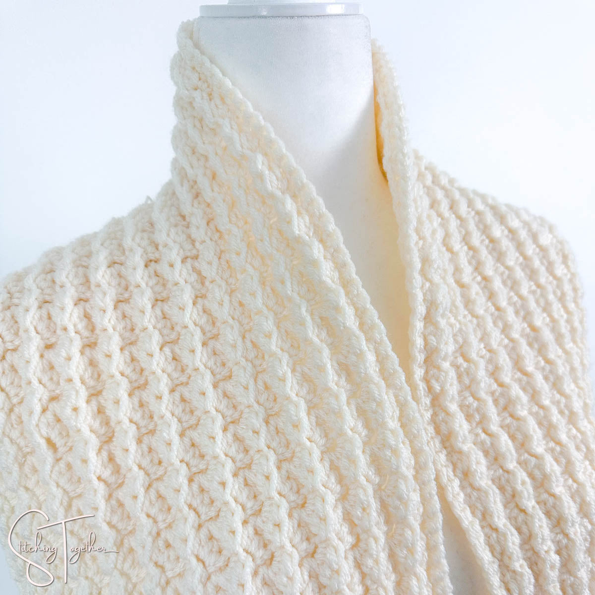 Textured Scarf Crochet Pattern – Stitching Together
