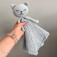 Crochet Kitty Cat Lovey Pattern