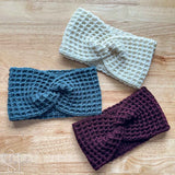 Waffle Stitch Headband Crochet Pattern