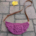 Small Floral Granny Square Crossbody Bag Crochet Pattern