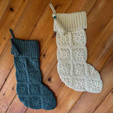 Flower Granny Square Stocking Pattern