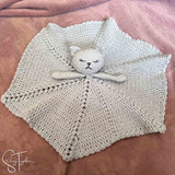 Crochet Kitty Cat Lovey Pattern