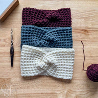 Waffle Stitch Headband Crochet Pattern