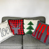 Christmas pillow crochet patterns
