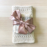 gift packaged crochet kitchen towels and dishcloths