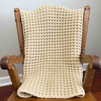 Crochet Waffle Stitch Blanket Pattern